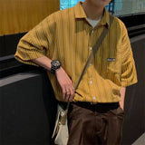 Litlookz Studio Y2K Striped Oversized Shirt, view 3