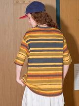 Litlookz Studio Y2K Striped Oversized Tee, view 2