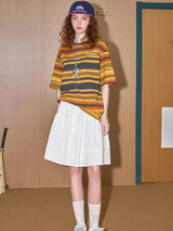 Litlookz Studio Y2K Striped Oversized Tee, view 4