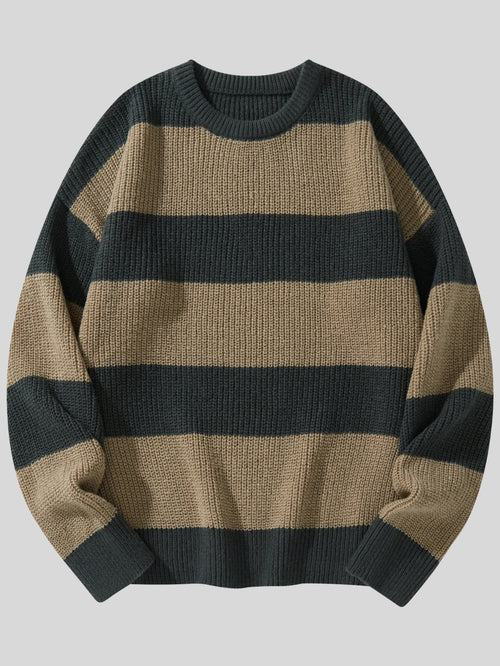 Litlookz Studio Y2K Striped Pullover Sweater