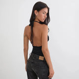 Litlookz Studio Y2K Studded Halter Top, view 3