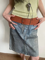 Litlookz Studio Y2K Suede Belt, view 2