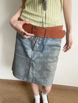Litlookz Studio Y2K Suede Belt, view 4
