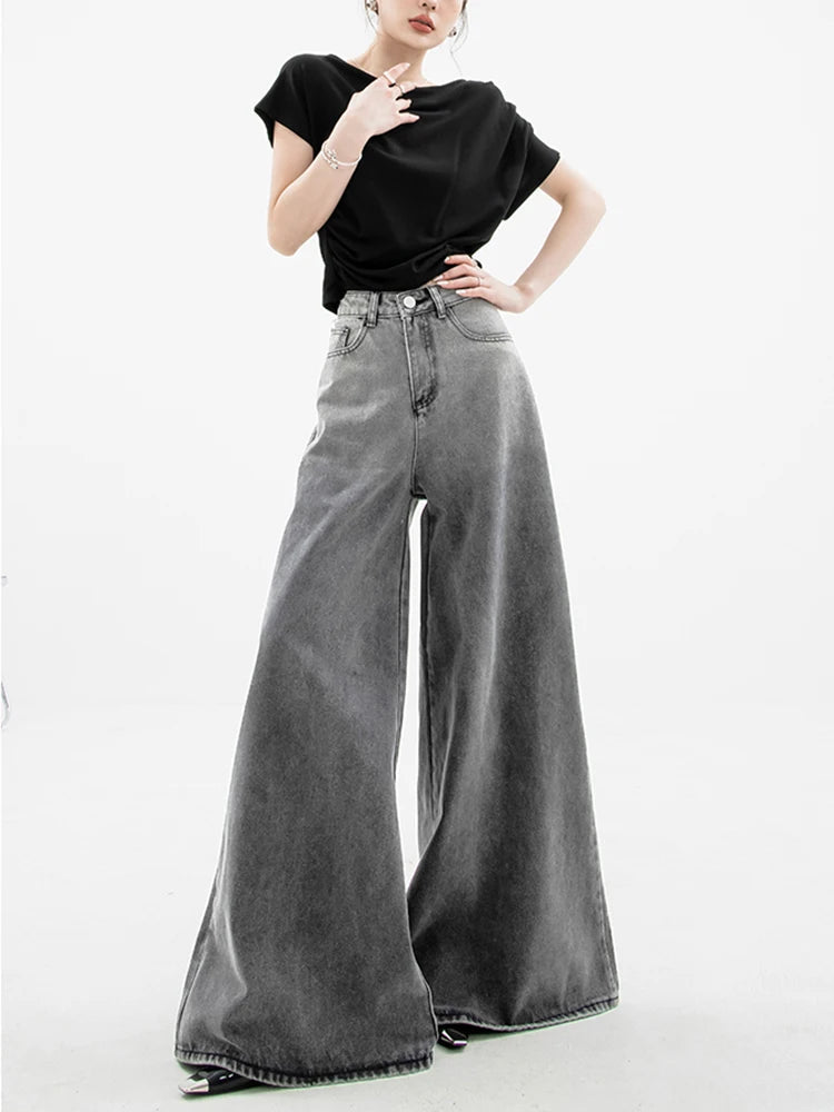 Litlookz Studio Y2K Super Wide Leg Jeans