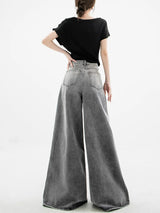 Litlookz Studio Y2K Super Wide Leg Jeans, view 2