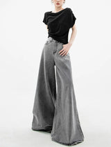 Litlookz Studio Y2K Super Wide Leg Jeans, view 3