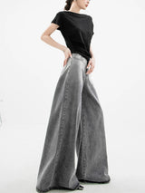 Litlookz Studio Y2K Super Wide Leg Jeans, view 4