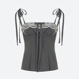 Litlookz Studio Y2K Tailored Corset Top, view 4