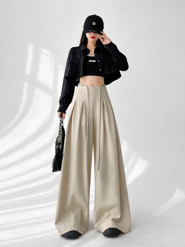 Litlookz Studio Y2K Tailored Wide Leg Pants