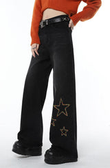 Litlookz Studio Y2K Tinsel Stars Jeans, view 5