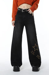 Litlookz Studio Y2K Tinsel Stars Jeans, view 6