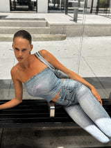 Litlookz Studio Y2K Tube Top & Capri Set, view 2