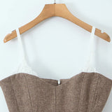 Litlookz Studio Y2K Tweed Corset Top, view 5