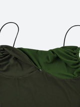 Litlookz Studio Y2K Twisted Bust Mesh Top, view 4