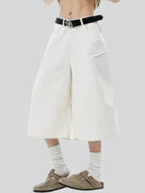 Litlookz Studio Y2K Ultra-Wide Denim Jorts, view 5
