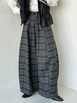 Litlookz Studio Y2K Ultra-Wide Plaid Pants, view 2