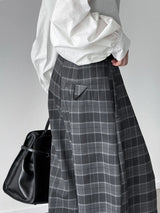 Litlookz Studio Y2K Ultra-Wide Plaid Pants, view 5