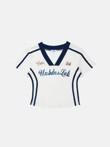 Litlookz Studio Y2K Varsity Baby Tee, view 4