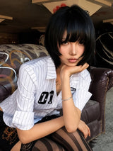 Litlookz Studio Y2K Varsity Shirt, view 4