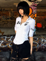 Litlookz Studio Y2K Varsity Shirt, view 5