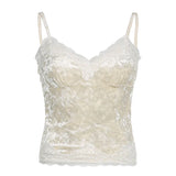 Litlookz Studio Y2K Velvet Cami Top, view 4
