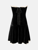 Litlookz Studio Y2K Velvet Corset Dress, view 6