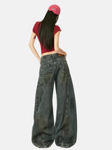 Litlookz Studio Y2K Vintage Baggy Jeans, view 4