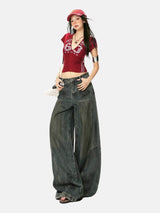 Litlookz Studio Y2K Vintage Baggy Jeans, view 5