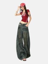 Litlookz Studio Y2K Vintage Baggy Jeans, view 6
