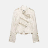 Litlookz Studio Y2K Vintage Cropped Jacket, view 3