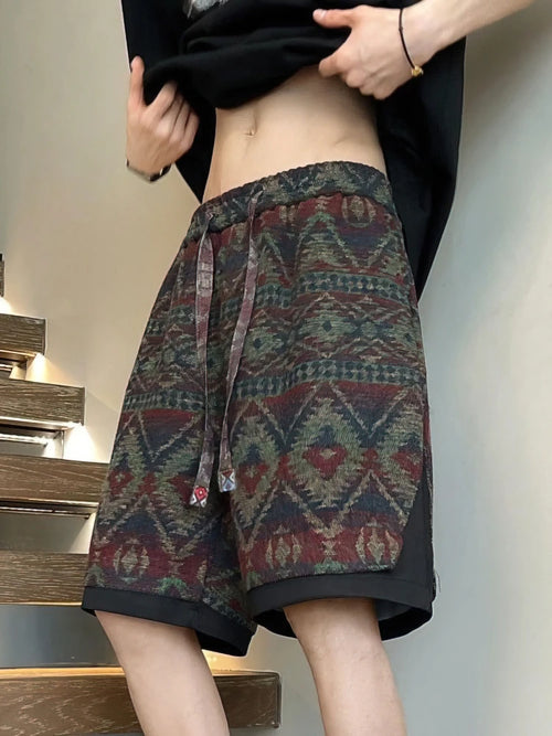 Litlookz Studio Y2k Vintage Ethnic Shorts
