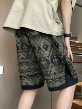 Litlookz Studio Y2k Vintage Ethnic Shorts, view 4
