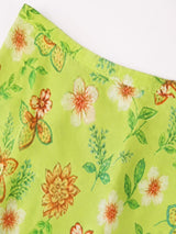 Litlookz Studio Y2K Vintage Floral Skirt, view 6