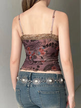 Litlookz Studio Y2K Vintage Floral Top, view 2
