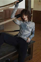 Litlookz Studio Y2K Vintage High Neck Top, view 4