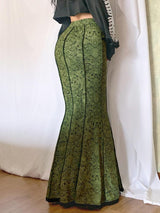 Litlookz Studio Y2K Vintage Maxi Skirt, view 3