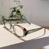 Litlookz Studio Y2K Vintage Oval Frame Glasses, view 2