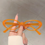 Litlookz Studio Y2K Vintage Oval Frame Glasses, view 3