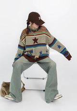 Litlookz Studio Y2K Vintage Star Sweater, view 4