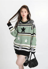 Litlookz Studio Y2K Vintage Star Sweater, view 5