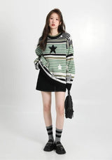 Litlookz Studio Y2K Vintage Star Sweater, view 6