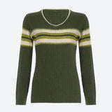 Litlookz Studio Y2K Vintage Striped Sweater, view 4