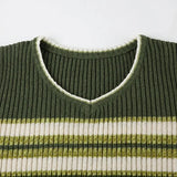 Litlookz Studio Y2K Vintage Striped Sweater, view 5
