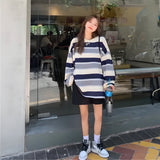 Litlookz Studio Y2K Vintage Striped Sweatshirt, view 2
