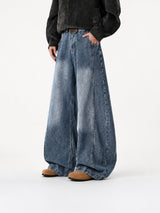 Litlookz Studio Y2K Vintage Wash Jeans, view 3