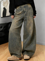 Litlookz Studio Y2K Vintage Washed Baggy Jeans, view 3