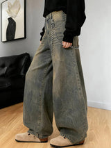Litlookz Studio Y2K Vintage Washed Baggy Jeans, view 5