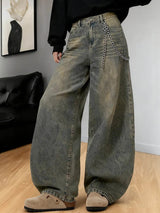 Litlookz Studio Y2K Vintage Washed Baggy Jeans, view 6