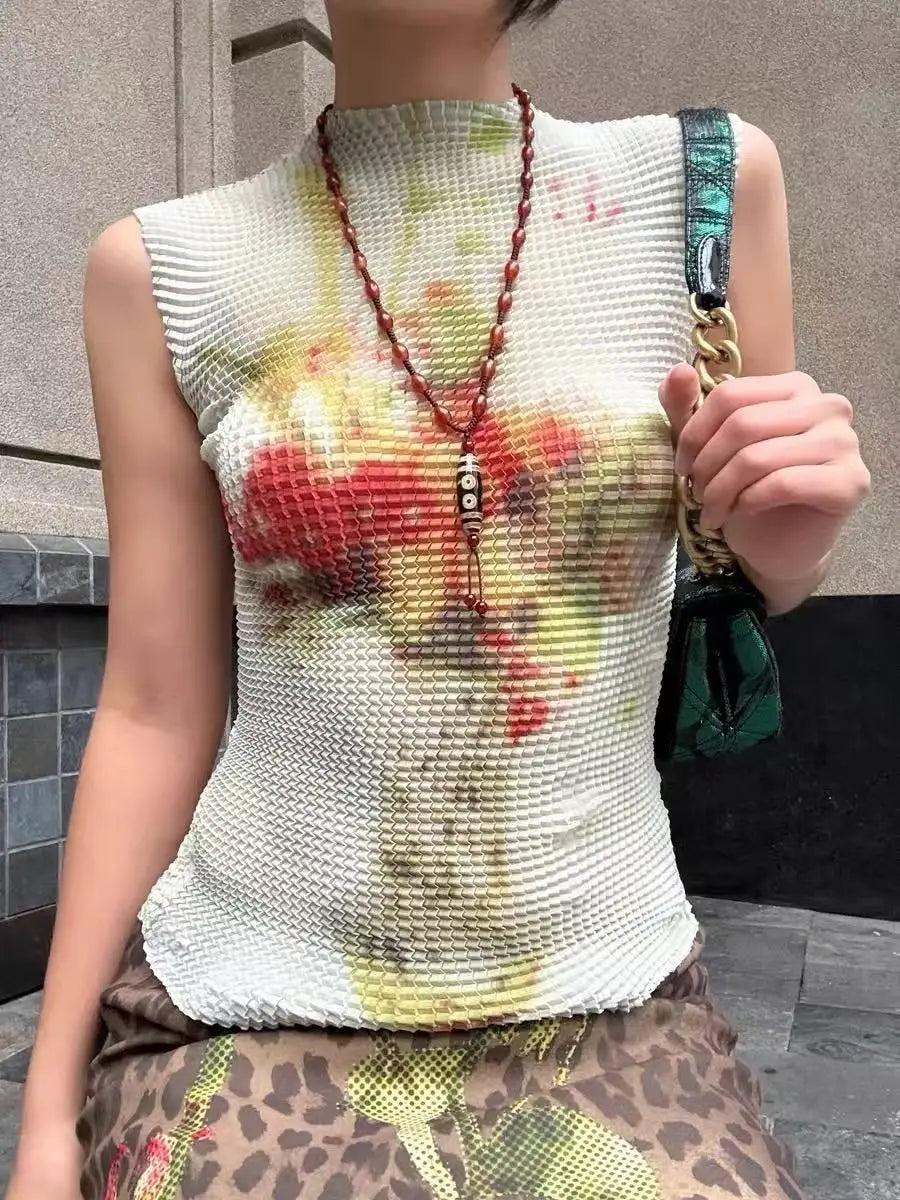 Litlookz Studio Y2K Waffle Knit Tank Top