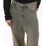 Litlookz Studio Y2K Washed Denim Baggy Jeans, view 4
